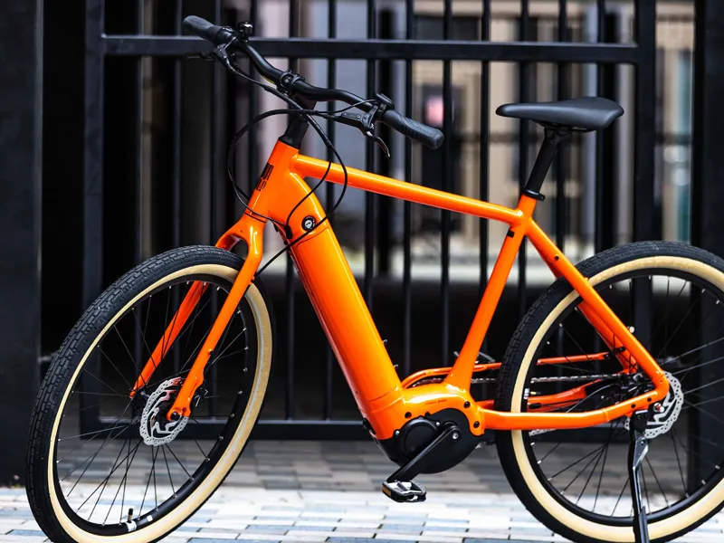Momentum Transend E+ 2024 Electric Hybrid Bike - Tequila Sunrise-8